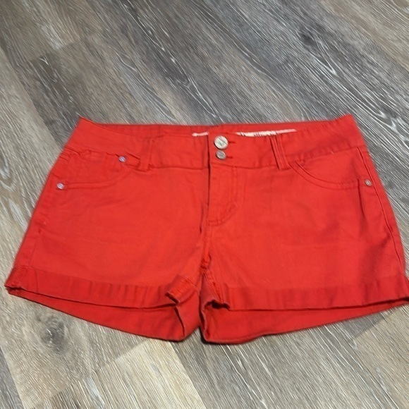 Vintage Indigo rein size 11 mini shorts vintage y2k Red - Picture 2 of 3